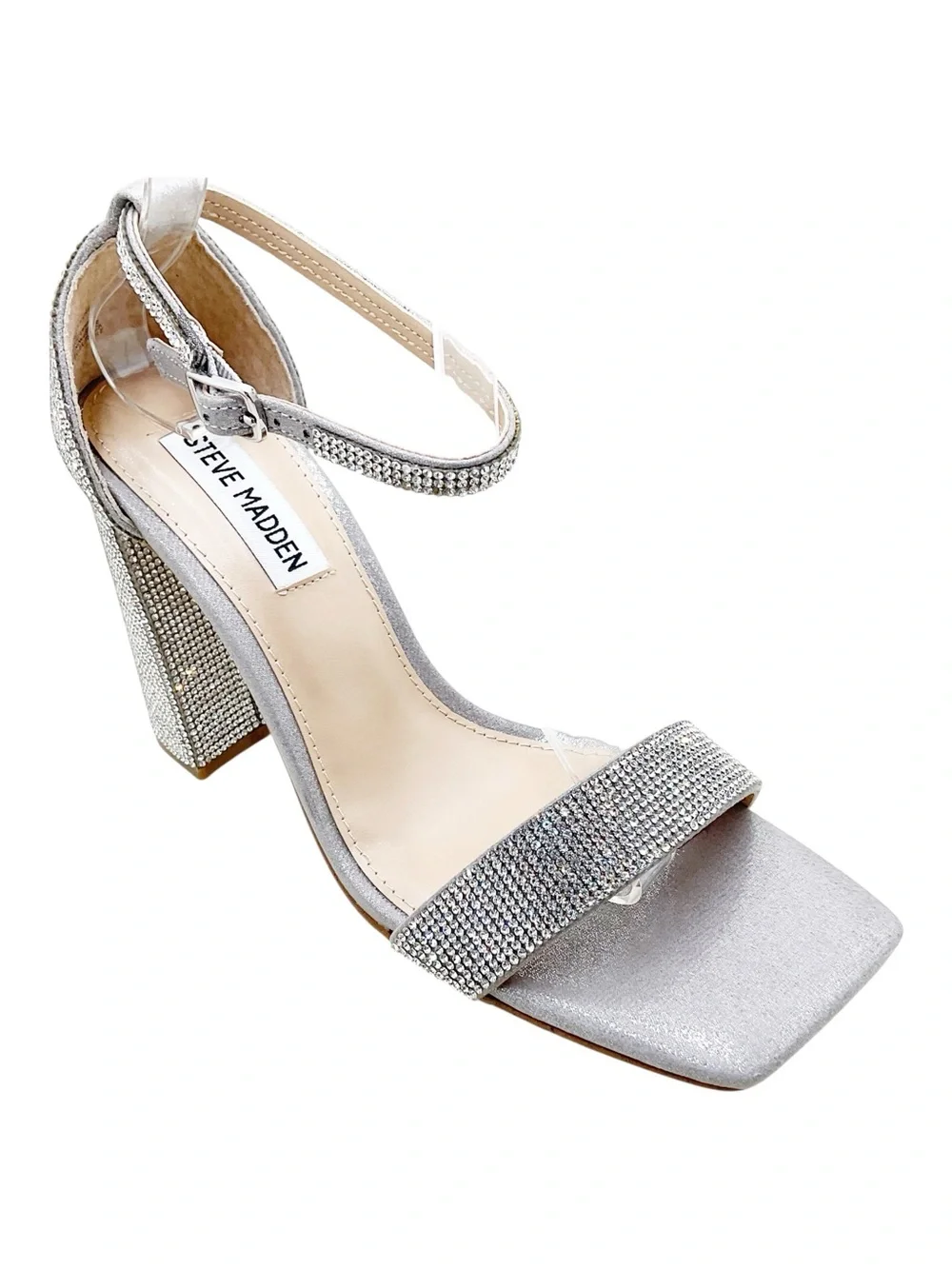 🆕{Steve Madden} TIAA Rhinestone Sandals
